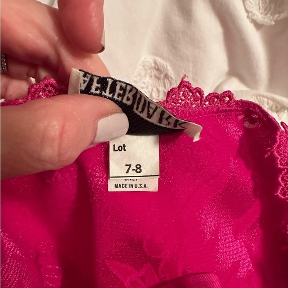 Vintage After Dark Pink Slip Dress and Jacket - Picture 14 of 16